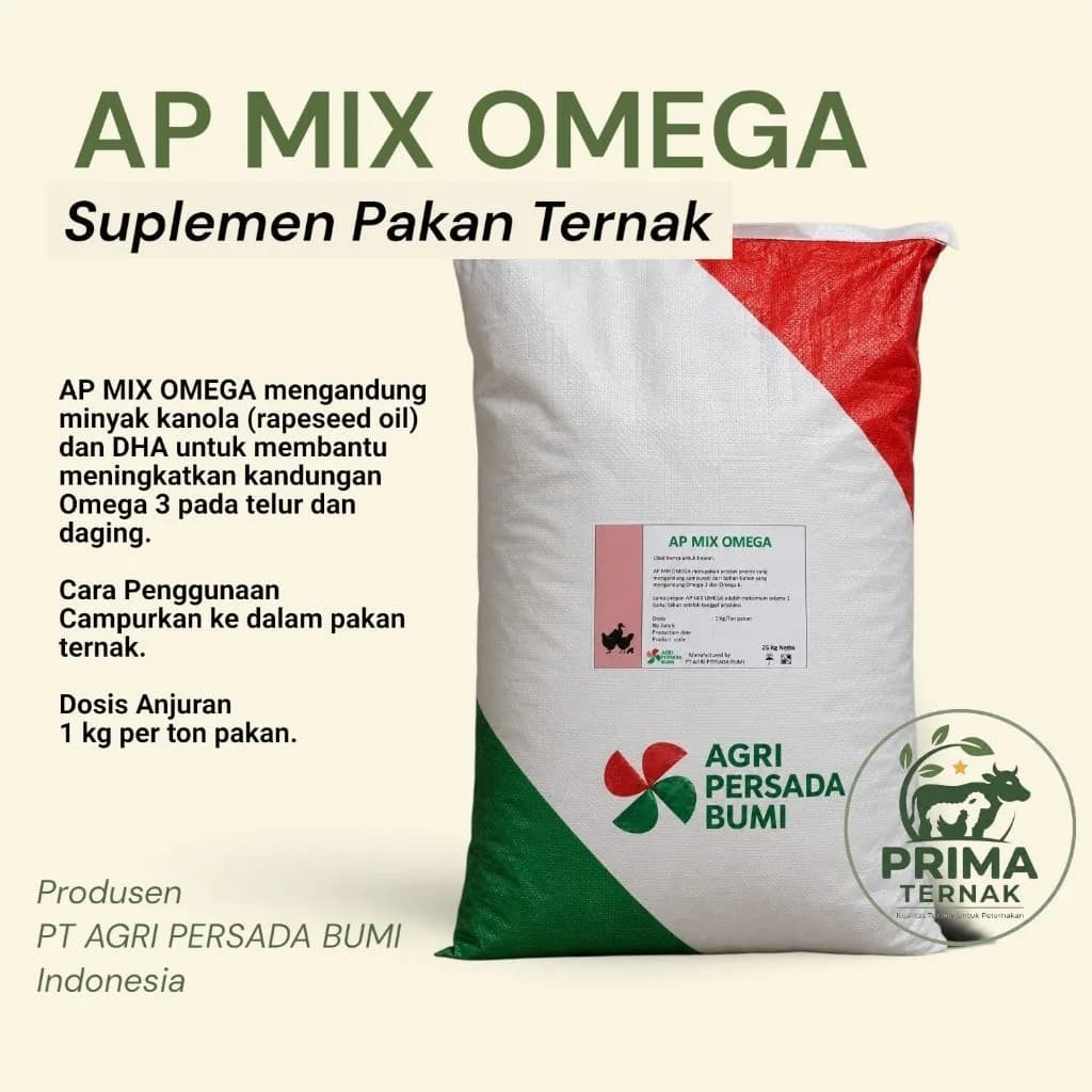 AP Mix Omega Premix Ternak Canthaxantin Omega 3 6